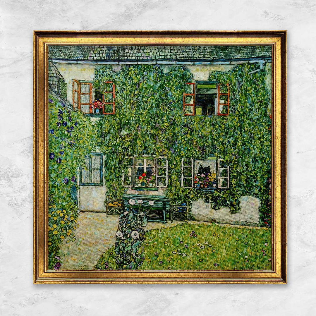 "Forsthaus in Weißenbach am Attersee" | Gustav Klimt