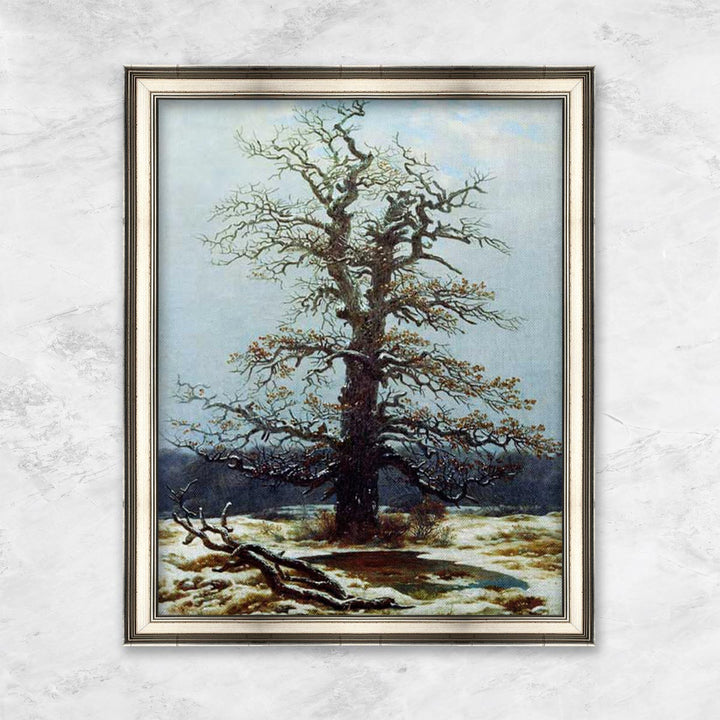 "Eiche im Schnee" | Caspar David Friedrich