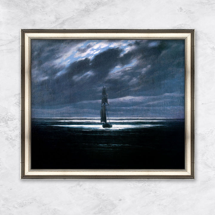 "Seestück bei Mondschein" | Caspar David Friedrich