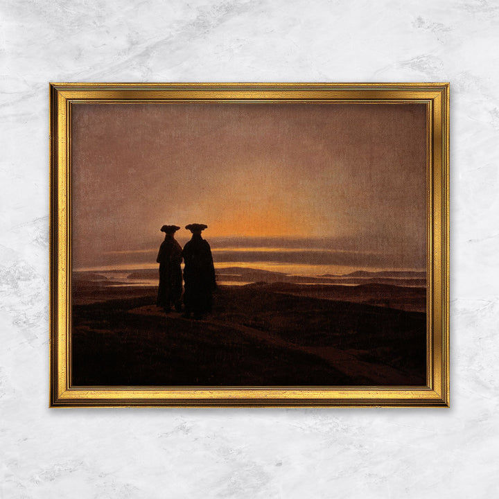 "Sunset " | Caspar David Friedrich
