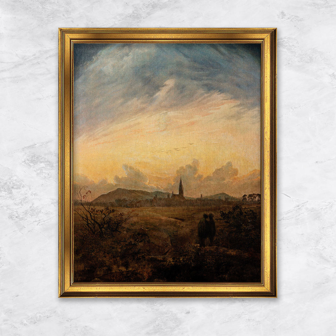 "Neubrandenburg im Morgennebel" | Caspar David Friedrich