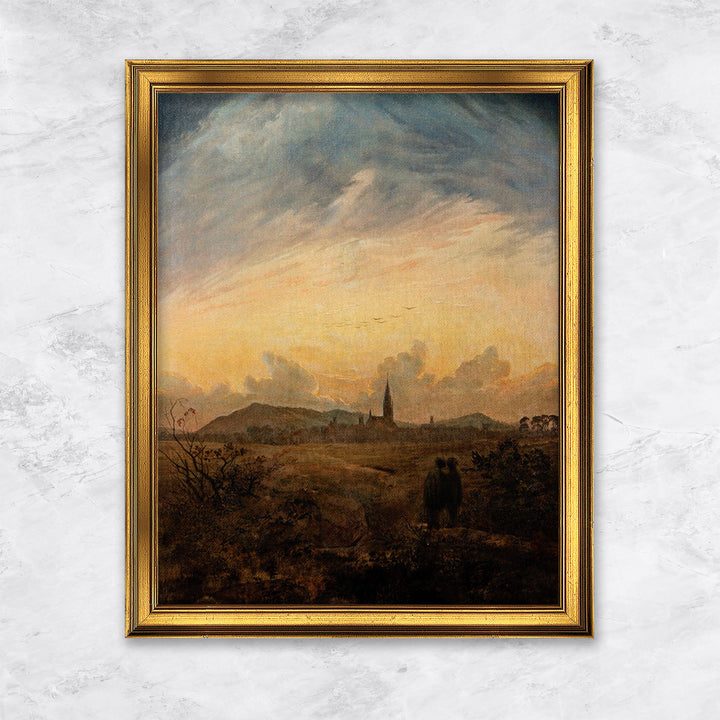 "Neubrandenburg im Morgennebel" | Caspar David Friedrich