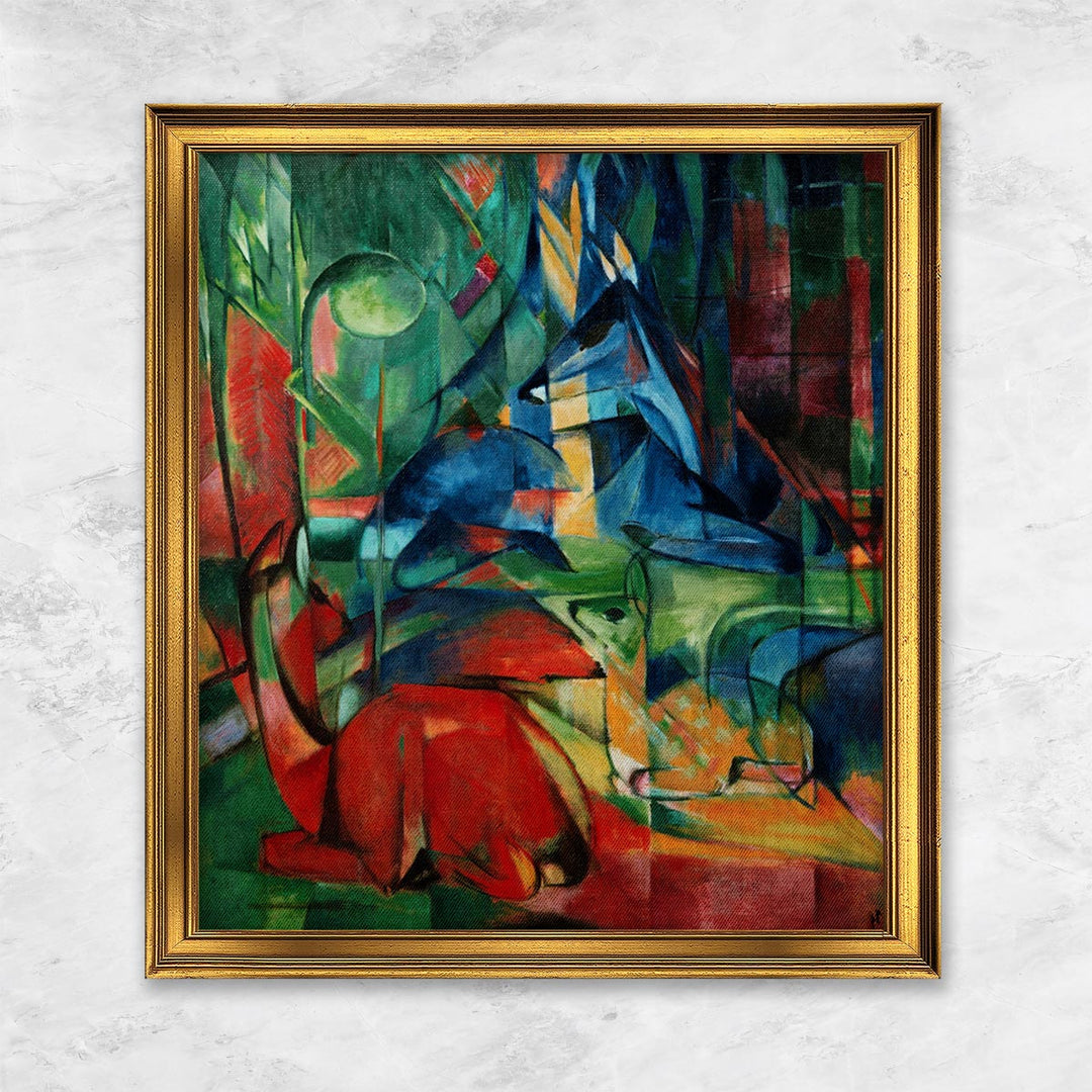 "Rehe im Walde (II)" | Franz Marc