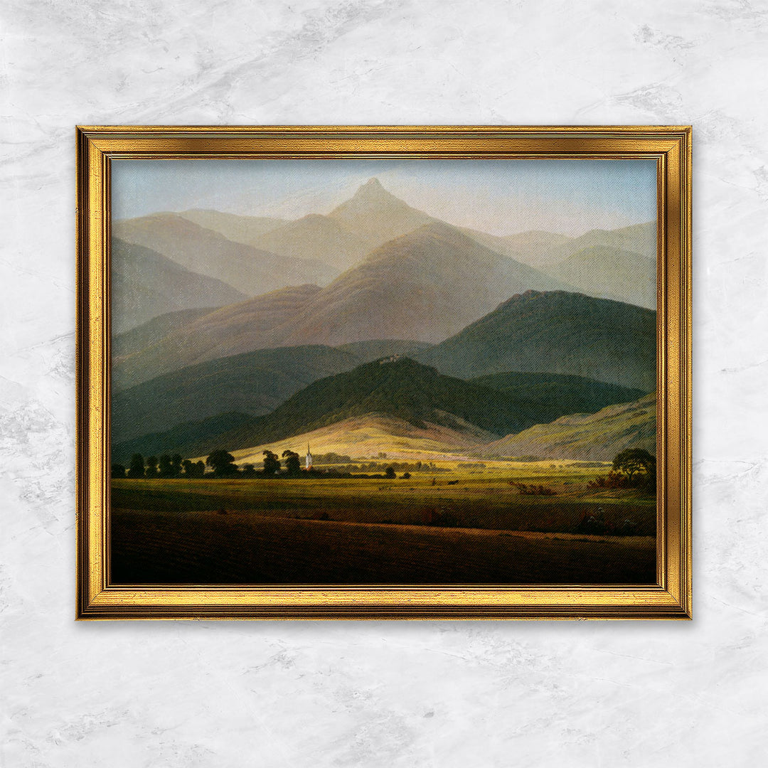 "Riesengebirgslandschaft" | Caspar David Friedrich