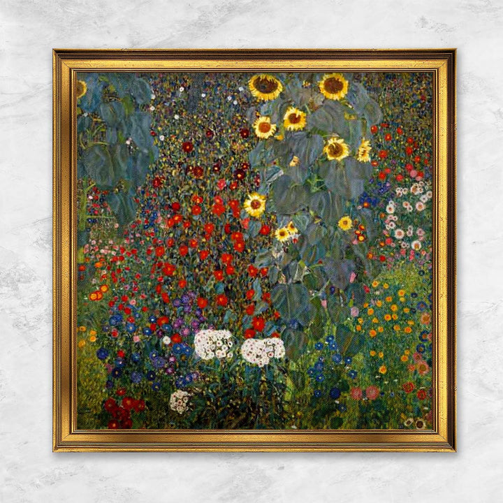 "Farmgarten mit Sonnenblumen" | Gustav Klimt