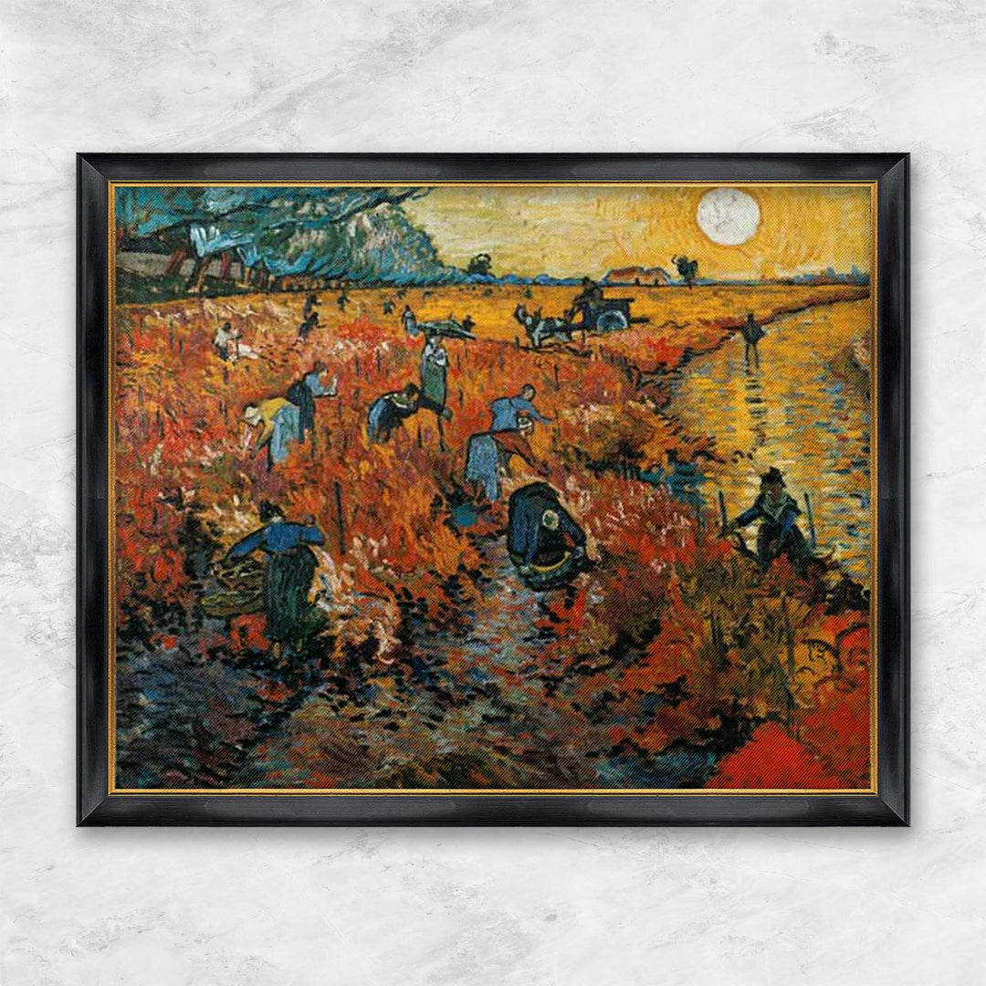 "Der rote Weingarten in Arles" | Vincent van Gogh