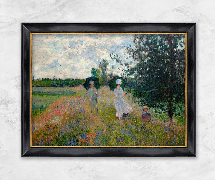 "Promenade near Argenteuil" | Claude Monet