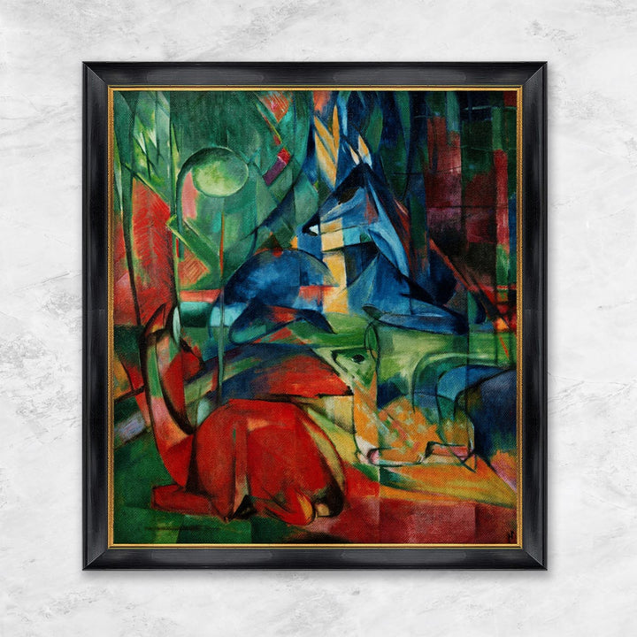 "Rehe im Walde (II)" | Franz Marc