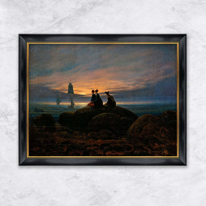 "Mondaufgang am Meer" | Caspar David Friedrich