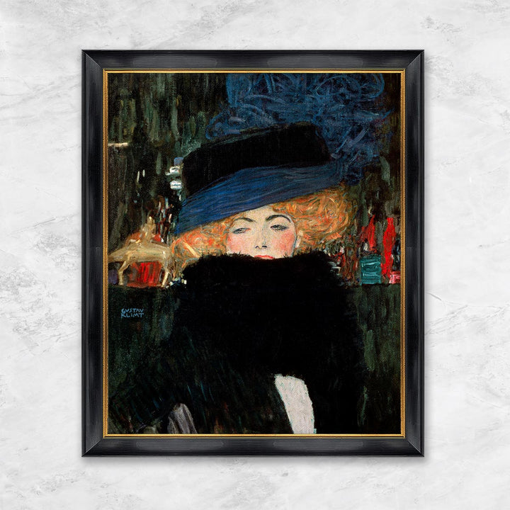 "Dame mit Hut und Boa" | Gustav Klimt
