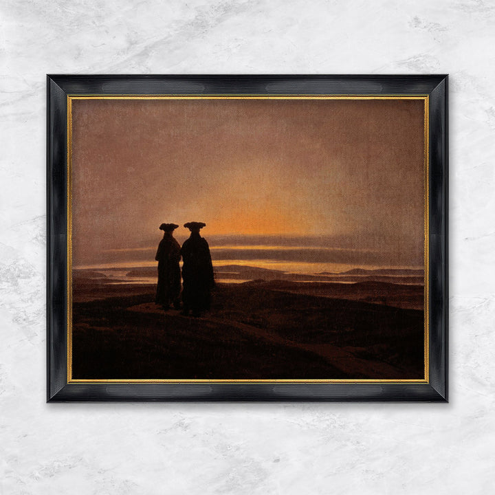 "Sunset " | Caspar David Friedrich