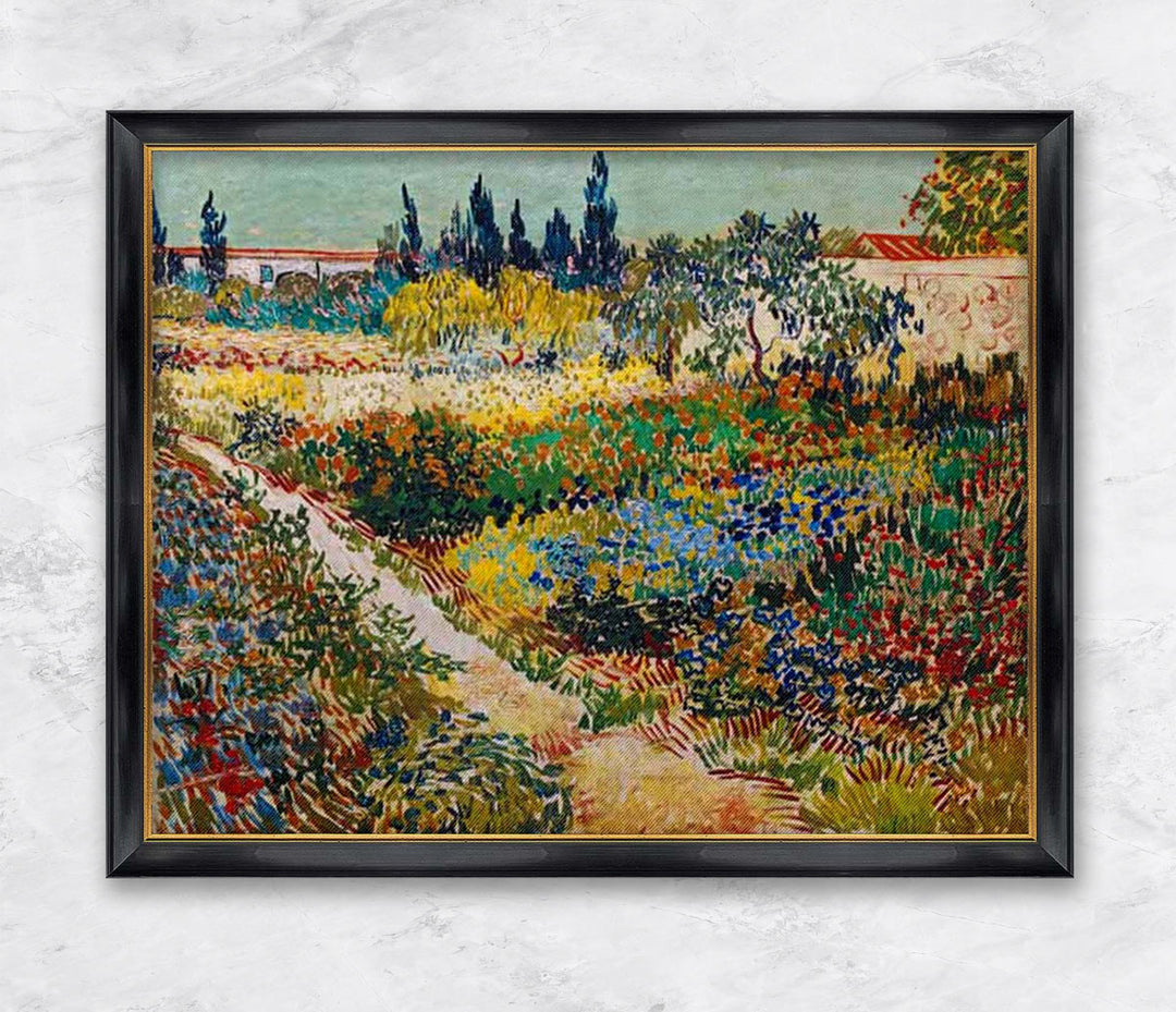 "Blühender Garten mit Pfad" | Vincent van Gogh
