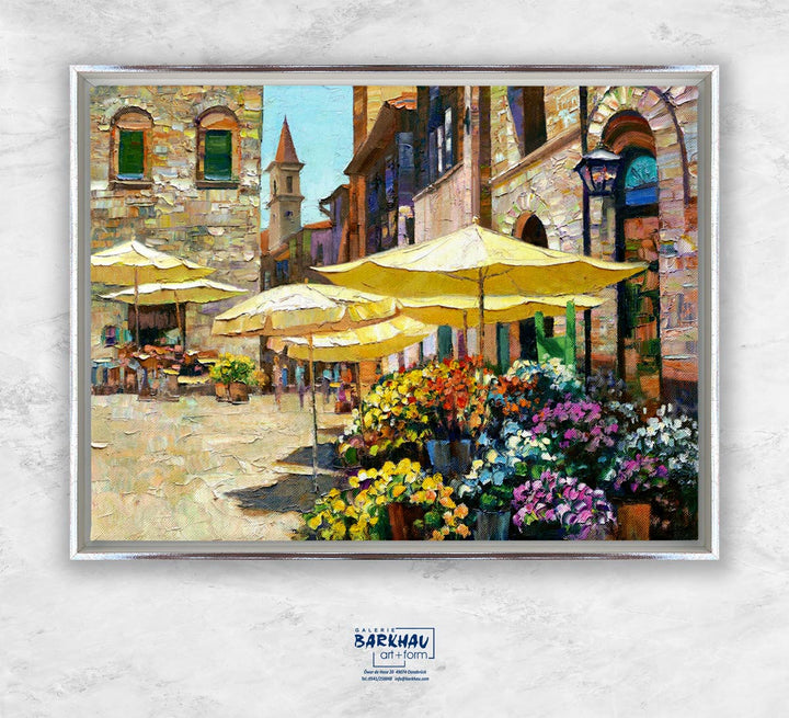 "Sienna Flower Market" | Howard Behrens