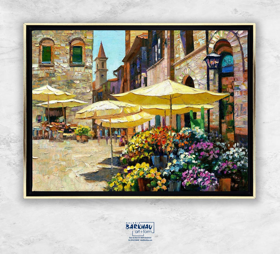 "Sienna Flower Market" | Howard Behrens