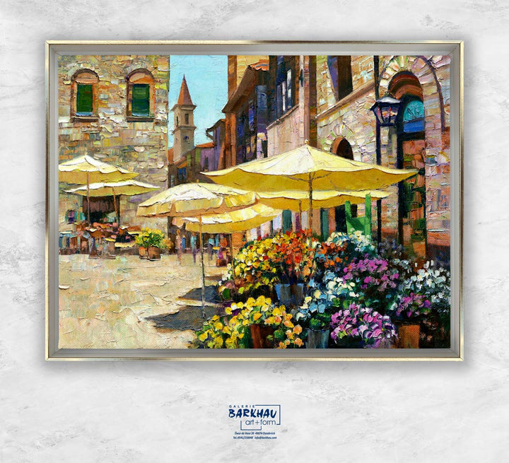 "Sienna Flower Market" | Howard Behrens