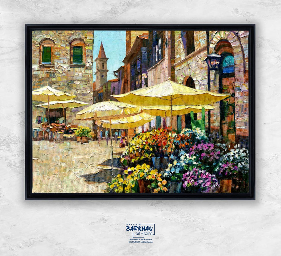 "Sienna Flower Market" | Howard Behrens