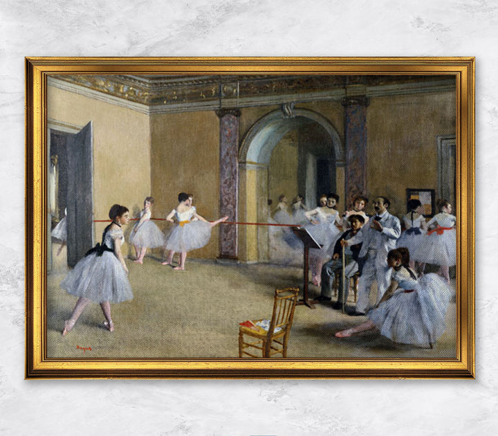 "Ballettsaal der Oper in der Rue Peletier" | Edgar Degas