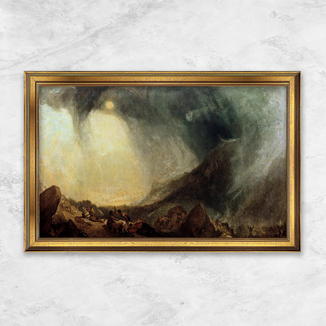 "Hannibal überschreitet die Alpen" | William Turner