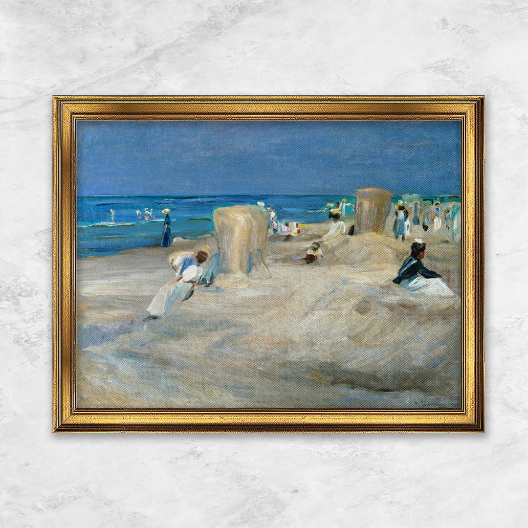 "Am Strand von Nordwijk." | Max Liebermann