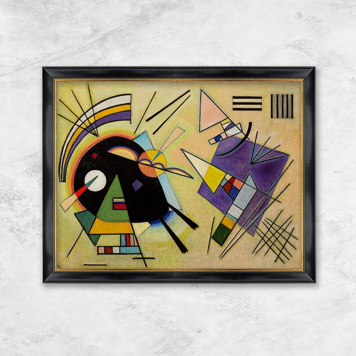"Schwarz und Violett" | Wassily Kandinsky