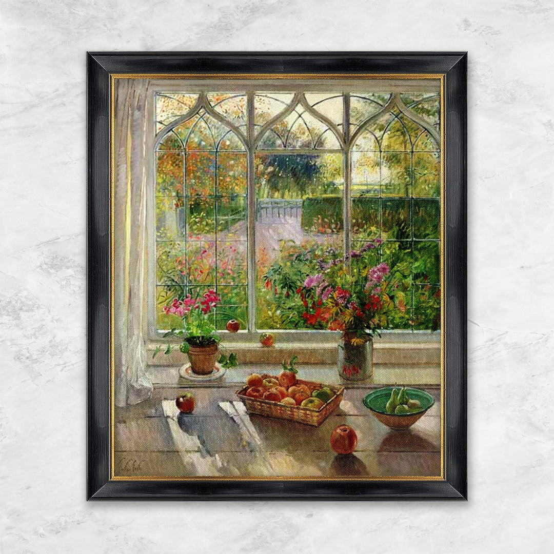 "Autumn Fruit and Flouwers" | Timothy Easton