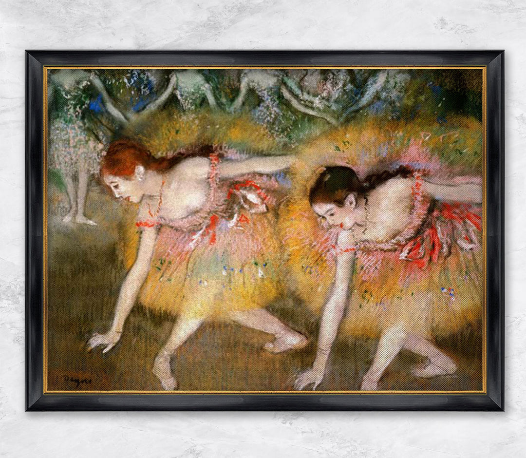 "Dancers Bending Down" | Edgar Degas