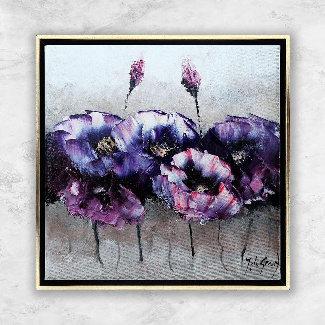 "Mohnblumen-Violett II" | Jochem De Graaf
