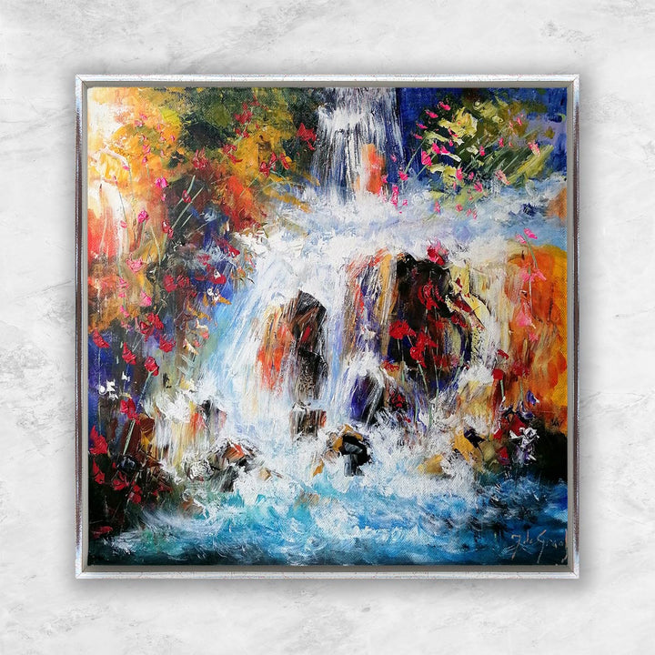 "Blütentanz am Wasserfall II" | Jochem De Graaf