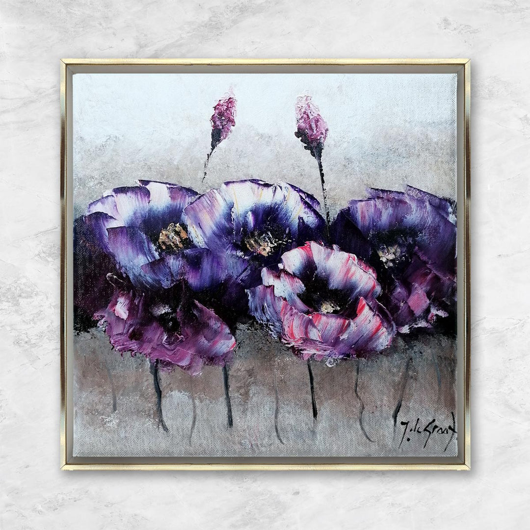 "Mohnblumen-Violett II" | Jochem De Graaf