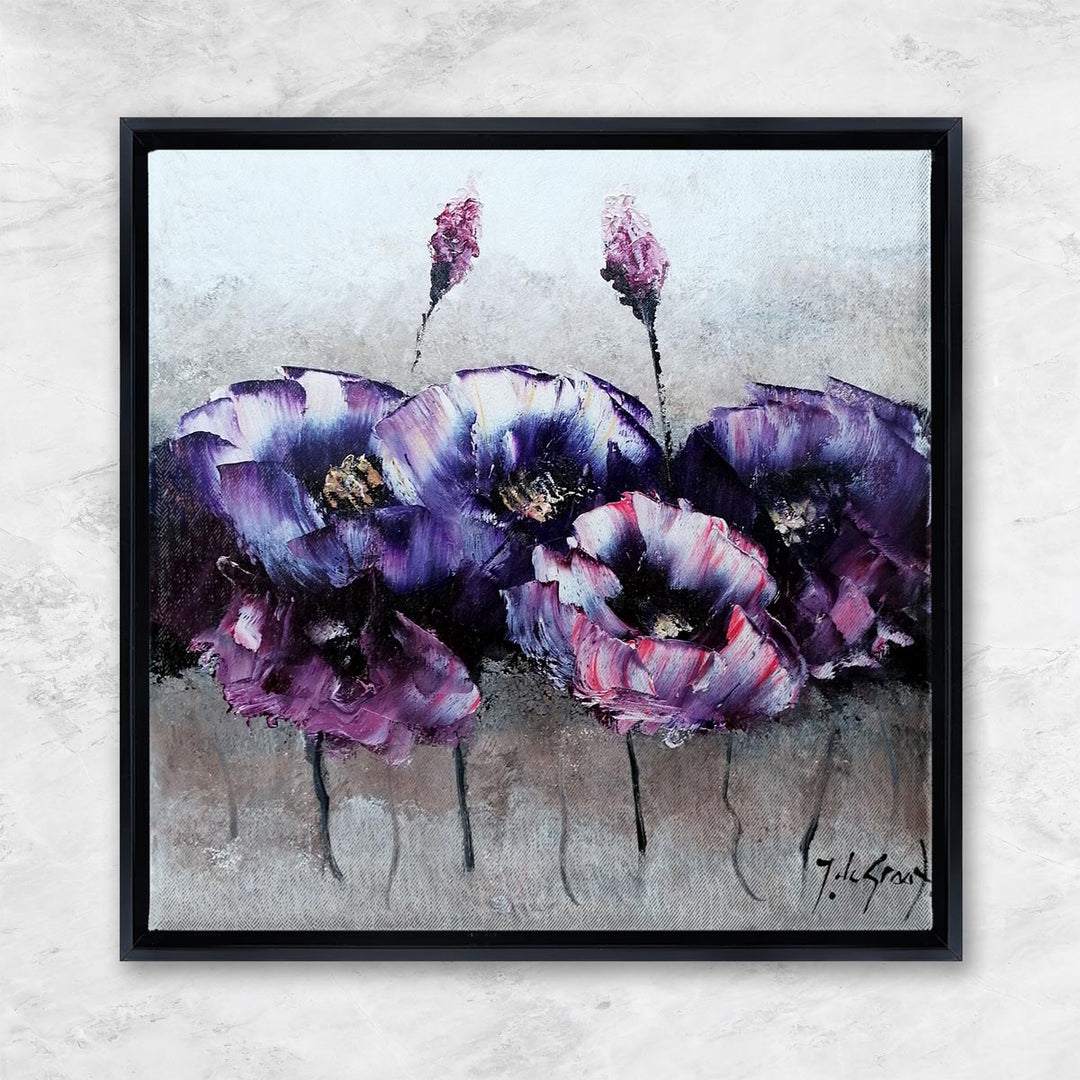 "Mohnblumen-Violett II" | Jochem De Graaf