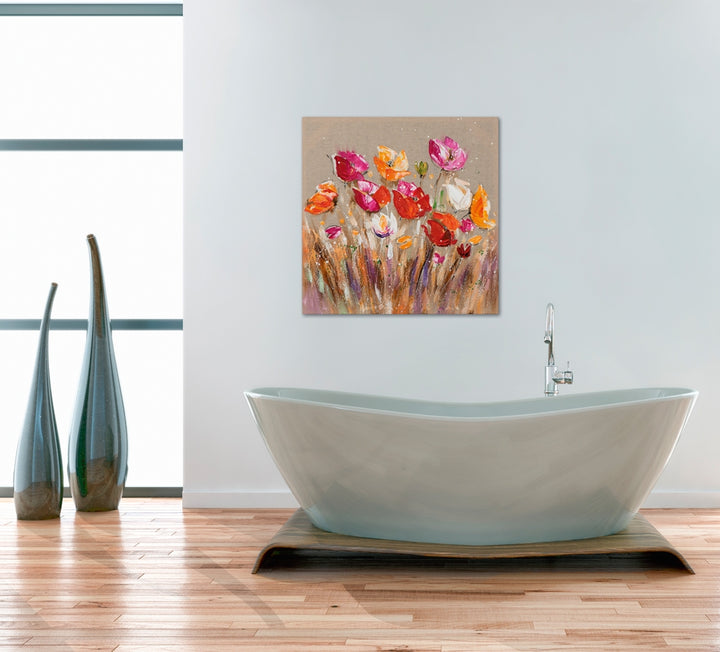 Hübsche farbenfrohe Blumen