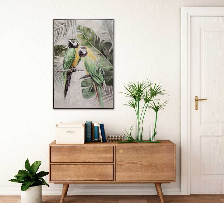 Grün-gelbe Papageien