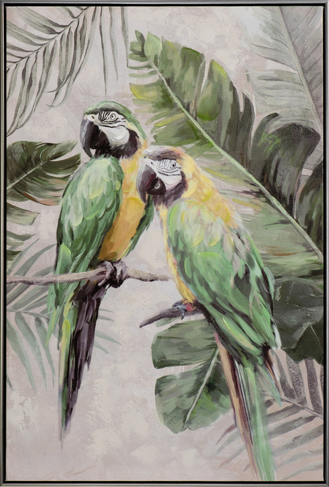 Grün-gelbe Papageien