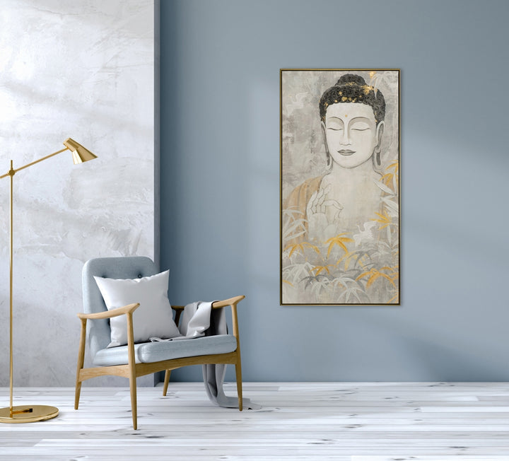 Buddha mit Kranichen