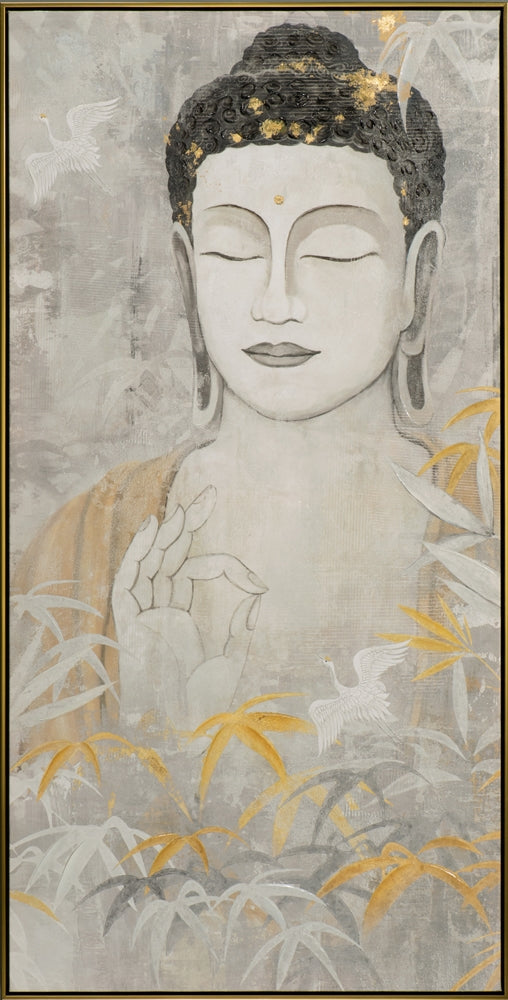 Buddha mit Kranichen