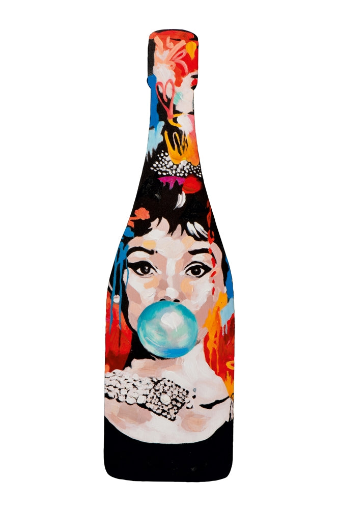 Blue Bubble Bottle