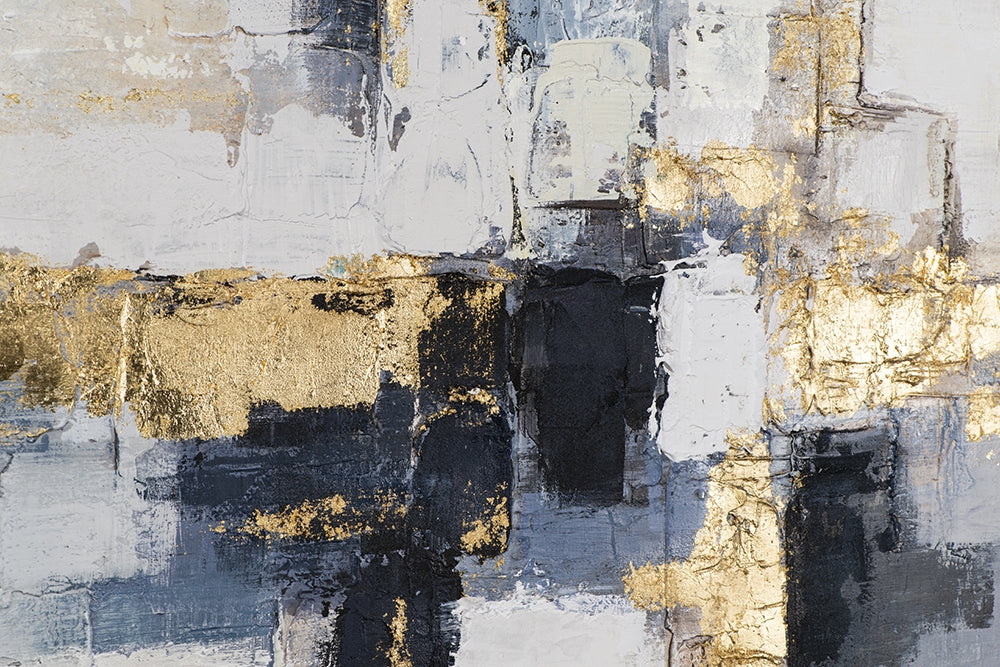 Gold reflektiert Blau