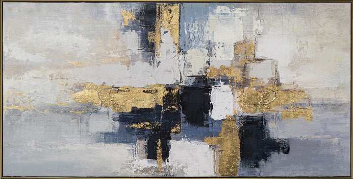 Gold reflektiert Blau