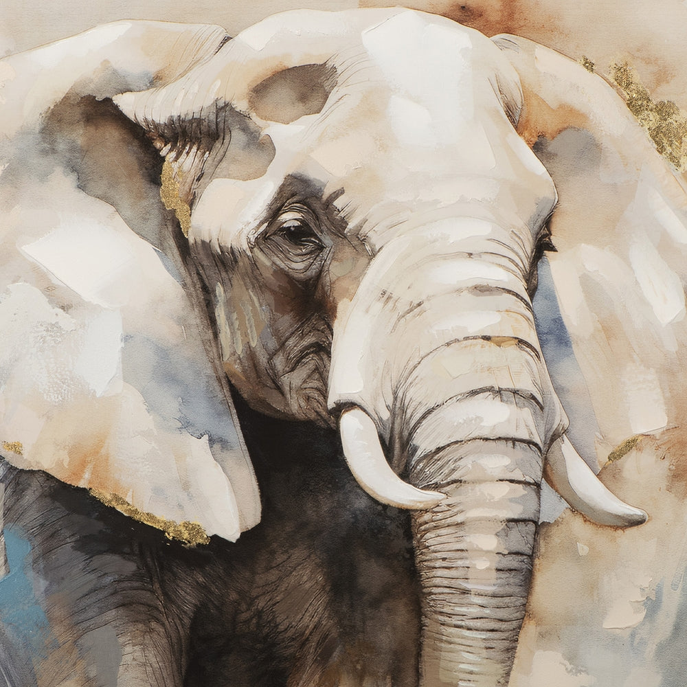 Grey coloured Elephant