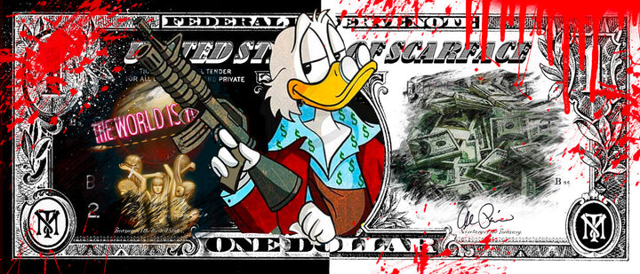 Skyyloft SCARFACE DOLLAR – gerahmt