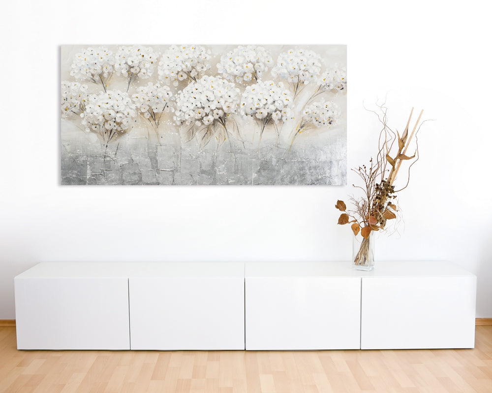 Feld mit Chrysanthemen