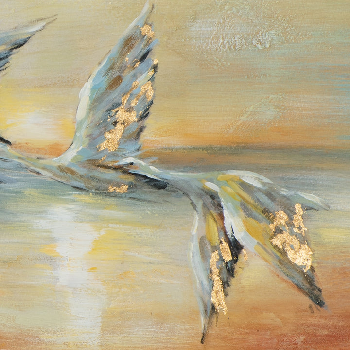 Gänse auf ihrem Flug nach Süden