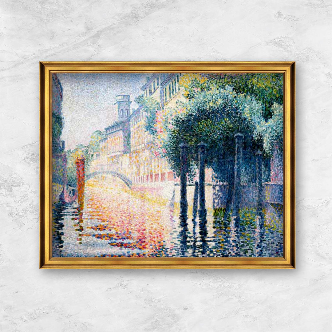 "Kanal in Venedig" | Henri-Edmond Cross