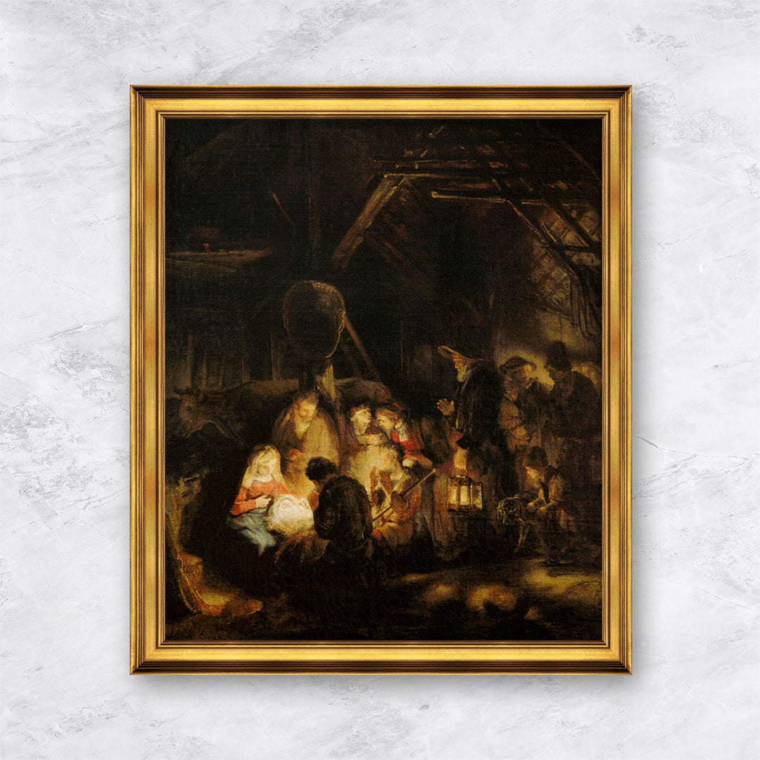 "Anbetung der Hirten" | Rembrandt van Rijn