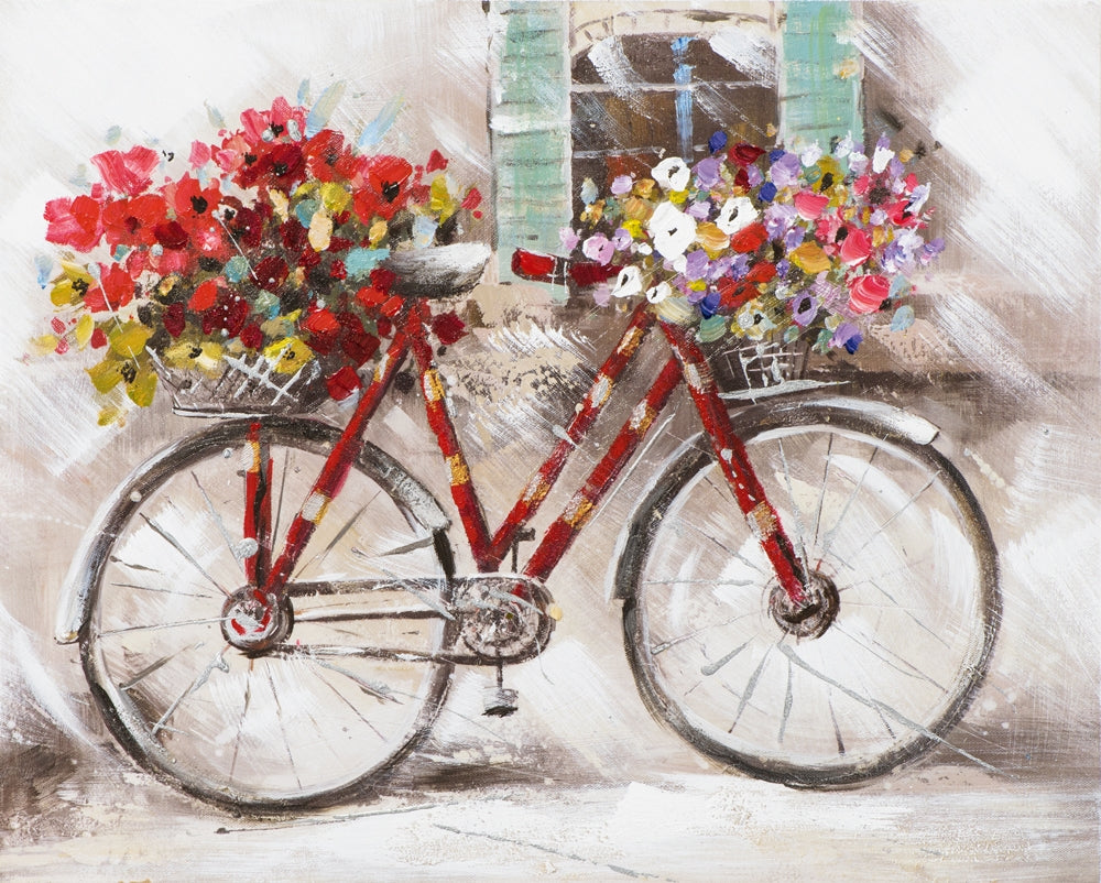 Blumen Fahrrad