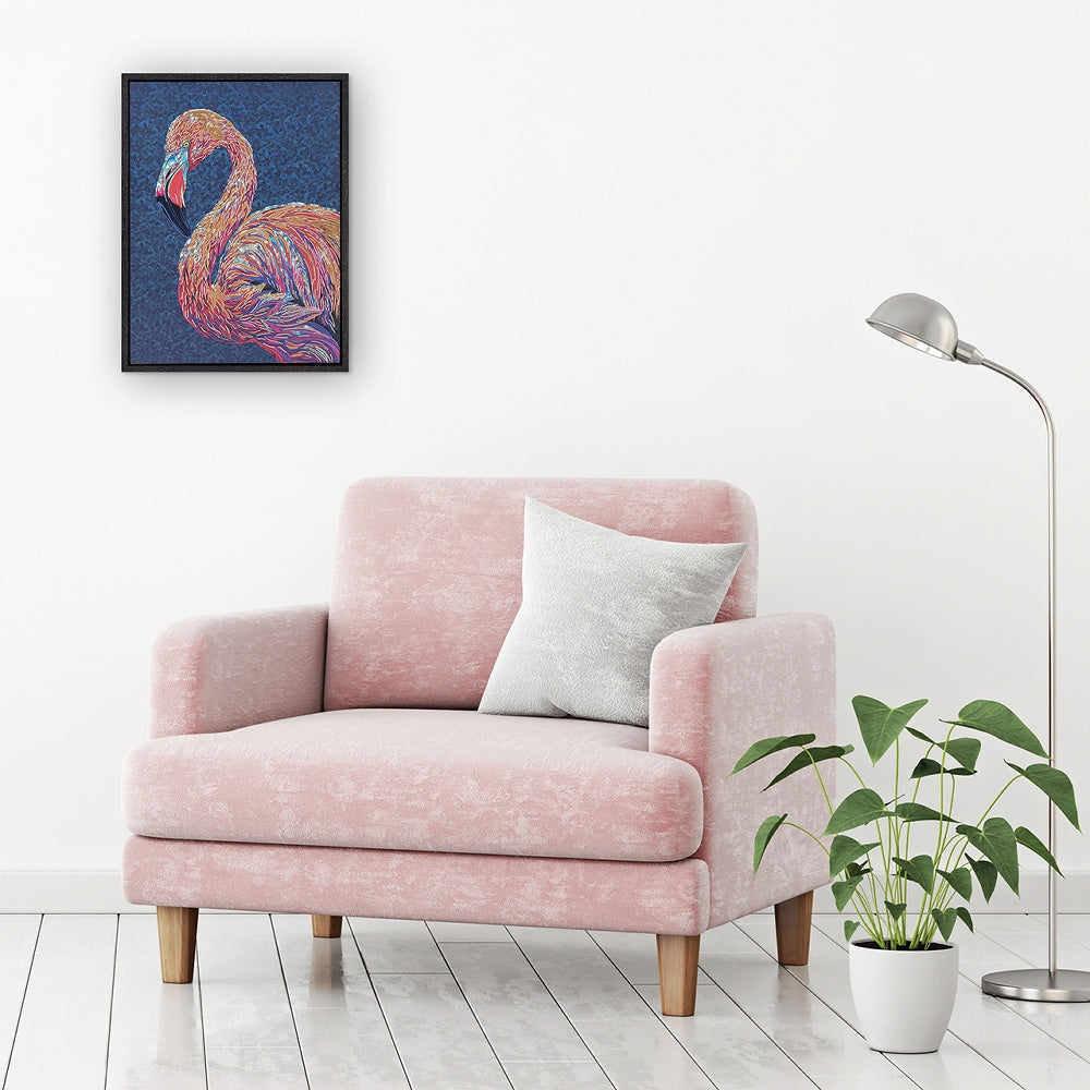 Schillender Flamingo