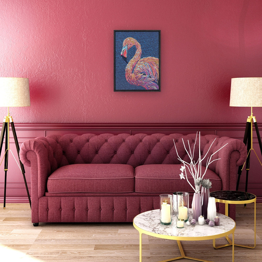 Schillender Flamingo