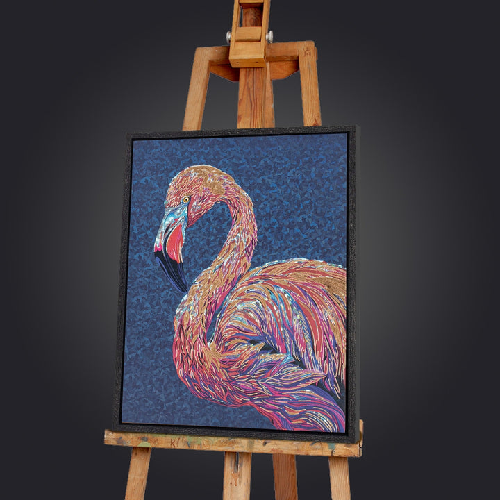 Schillender Flamingo