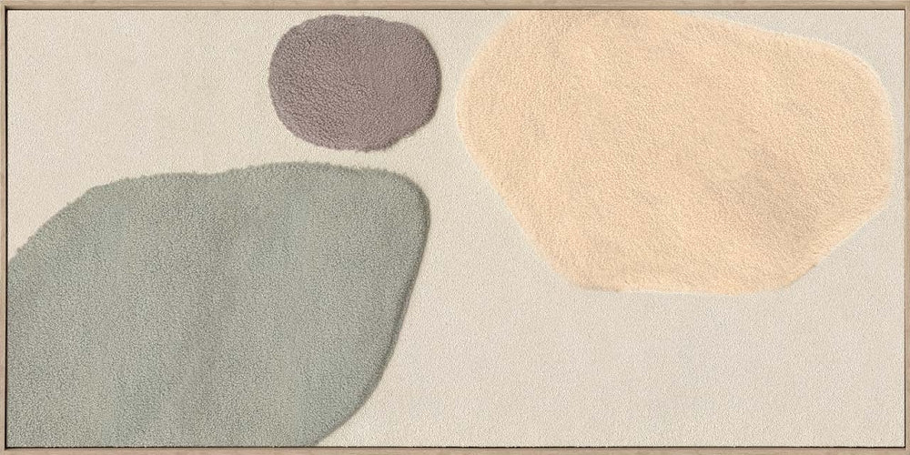 Wandbild Fluffy Moon Fields jade