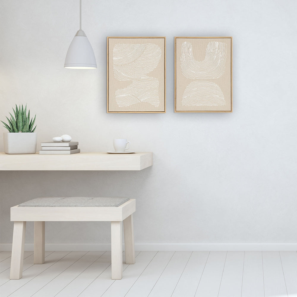 Wandbild Thread Forms